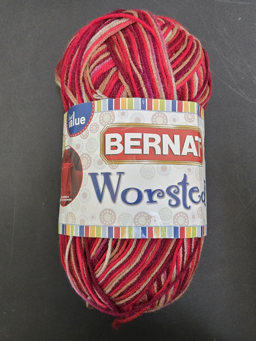 Bernat Worsted Multicolor Marrakech 10.5 Jumbo Skein
